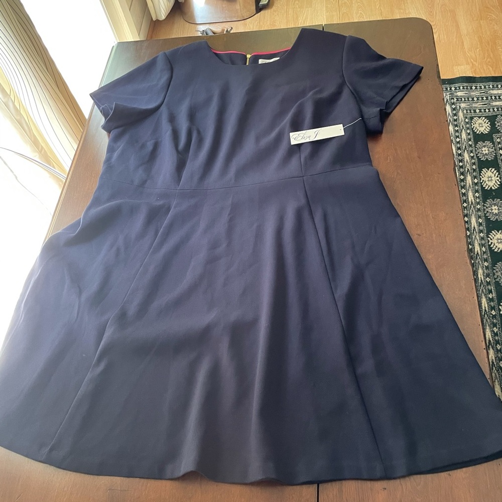 NEW with tag - Eliza J navy sheath dress